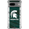 Michigan State University Away Grey Jersey Google Pixel 7a Clear Case